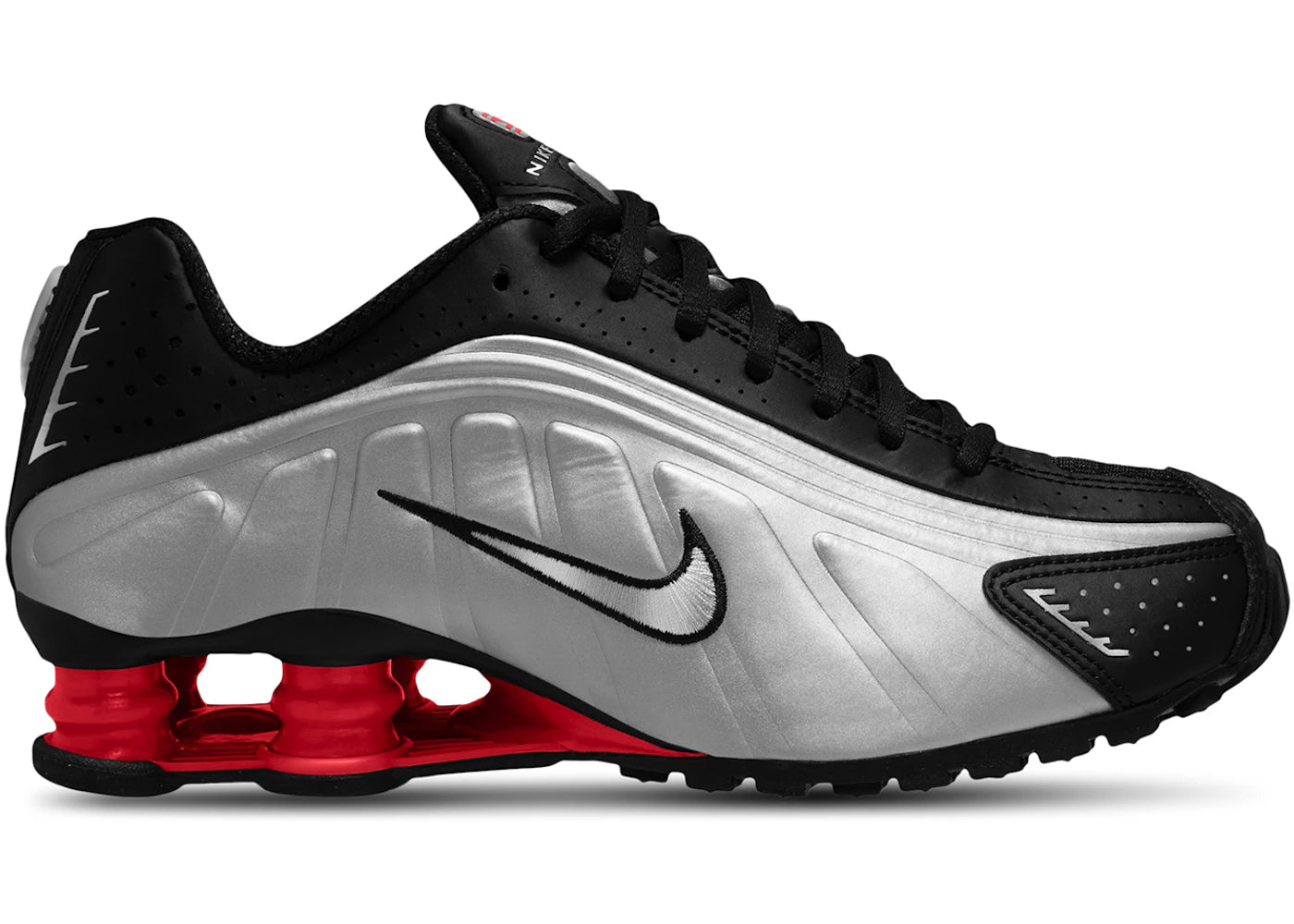 Nike Shox R4 Black Metallic Silver (2025) (Women's)