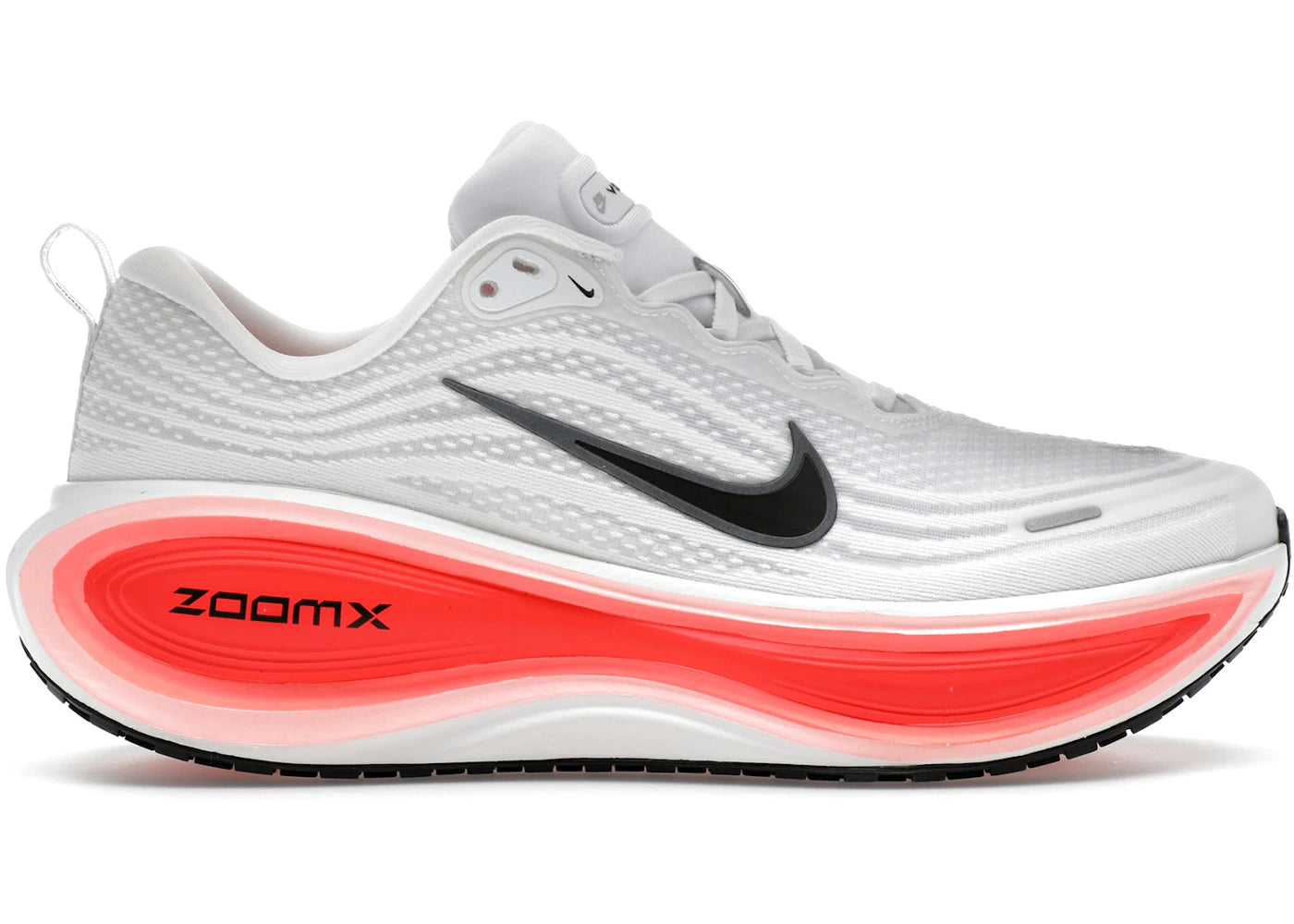 Nike Vomero Plus White Black Bright Crimson (EXTRA WIDE)