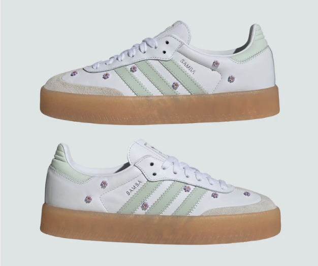 adidas Sambae Floral White Linen Gum (Women's)