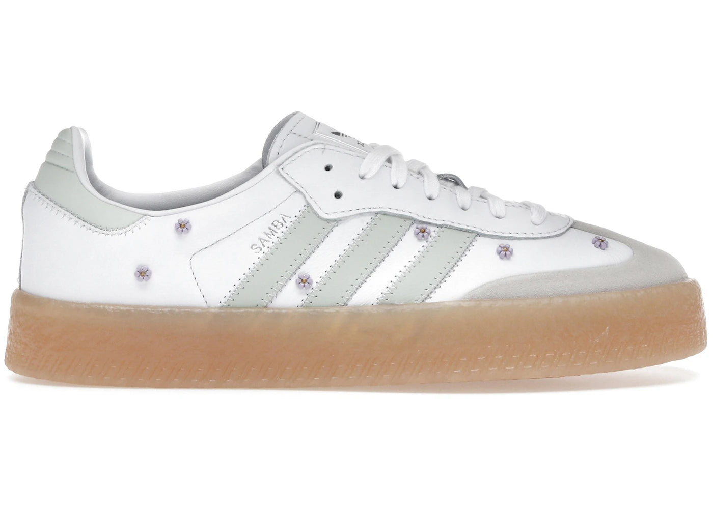 adidas Sambae Floral White Linen Green Gum (Women's)