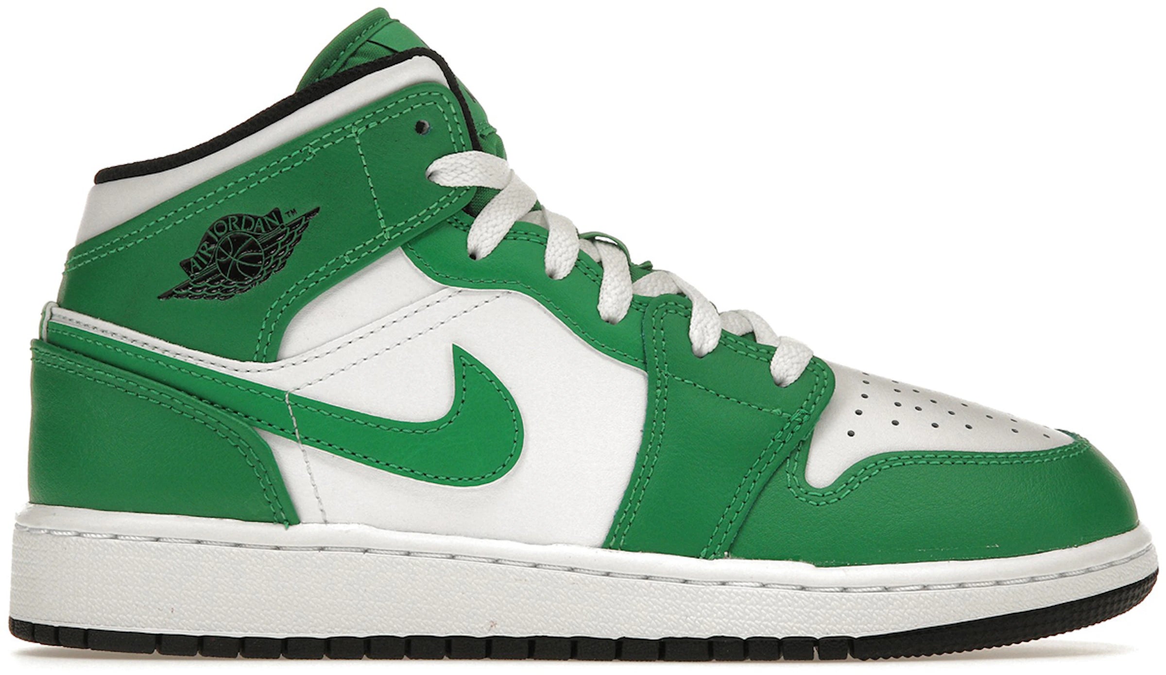 Jordan 1 Mid Lucky Green (GS)