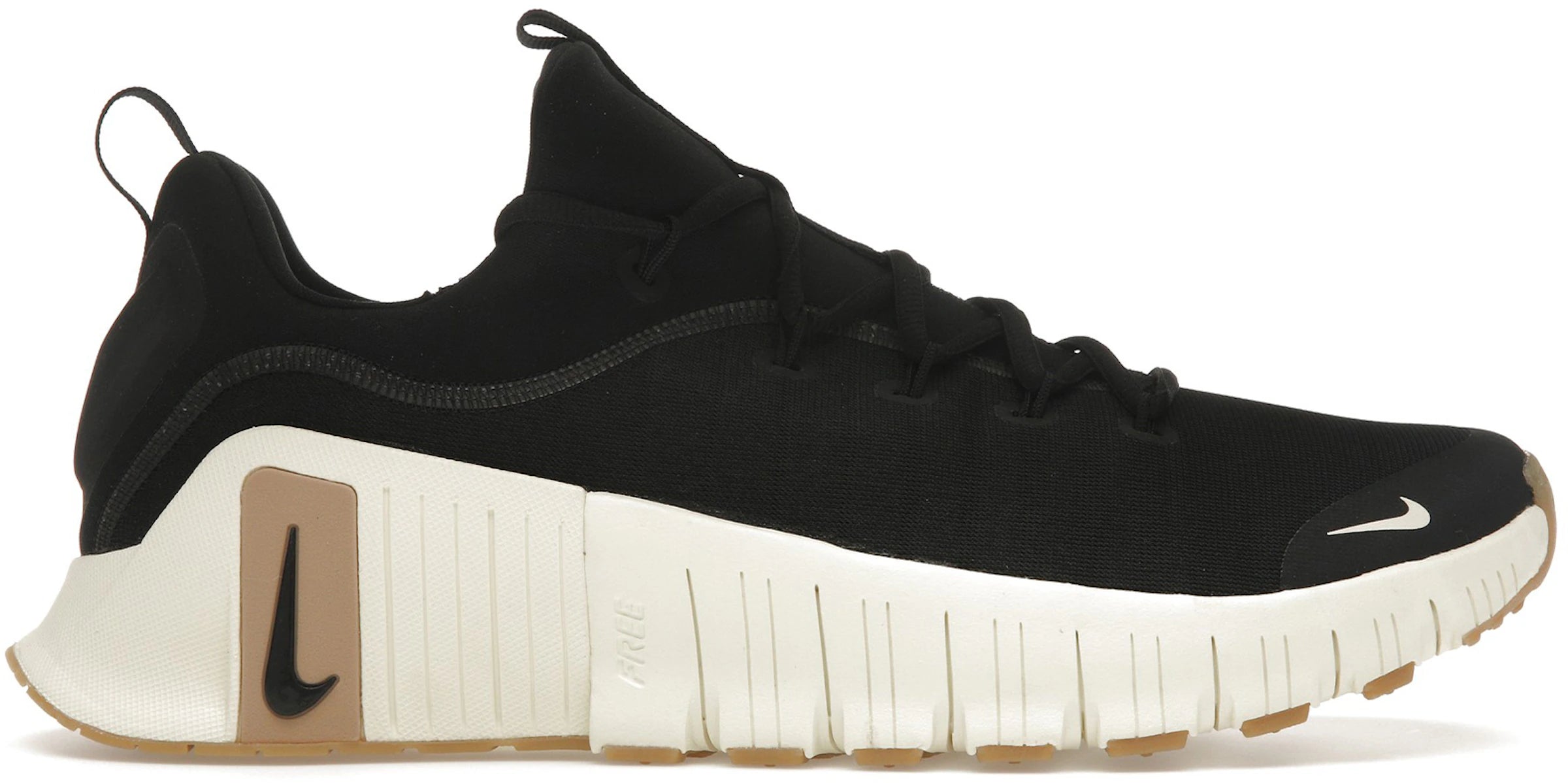Nike Free Metcon 6 Black Gum Light Brown