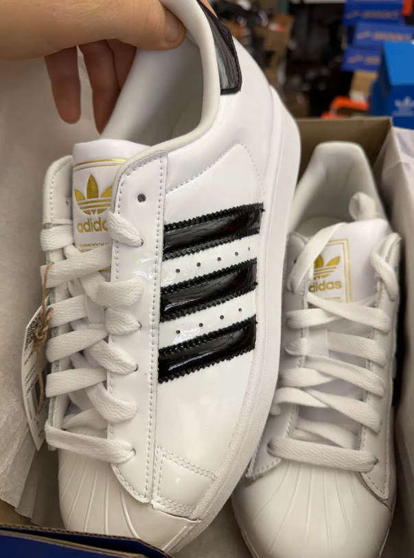 adidas Superstar II White Black Gold Metallic (Women's)