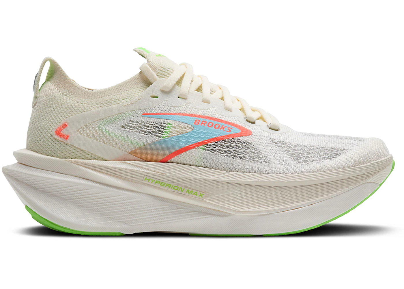 Brooks Hyperion Max 3 Coconut Green Gecko mens