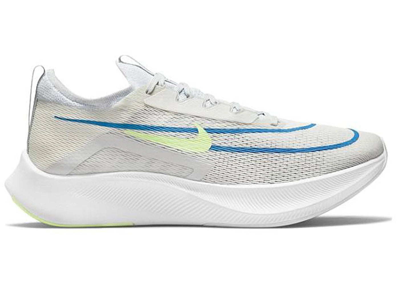 Nike Zoom Fly 4 Summit White Imperial Blue Lime Glow