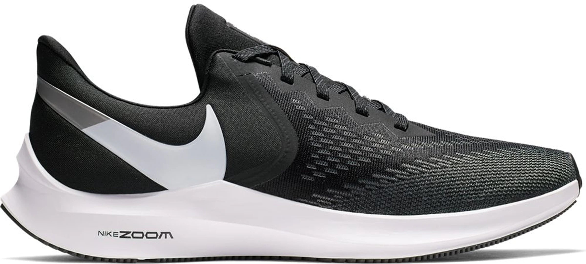 Nike Zoom Winflo 6 Black White Dark Grey
