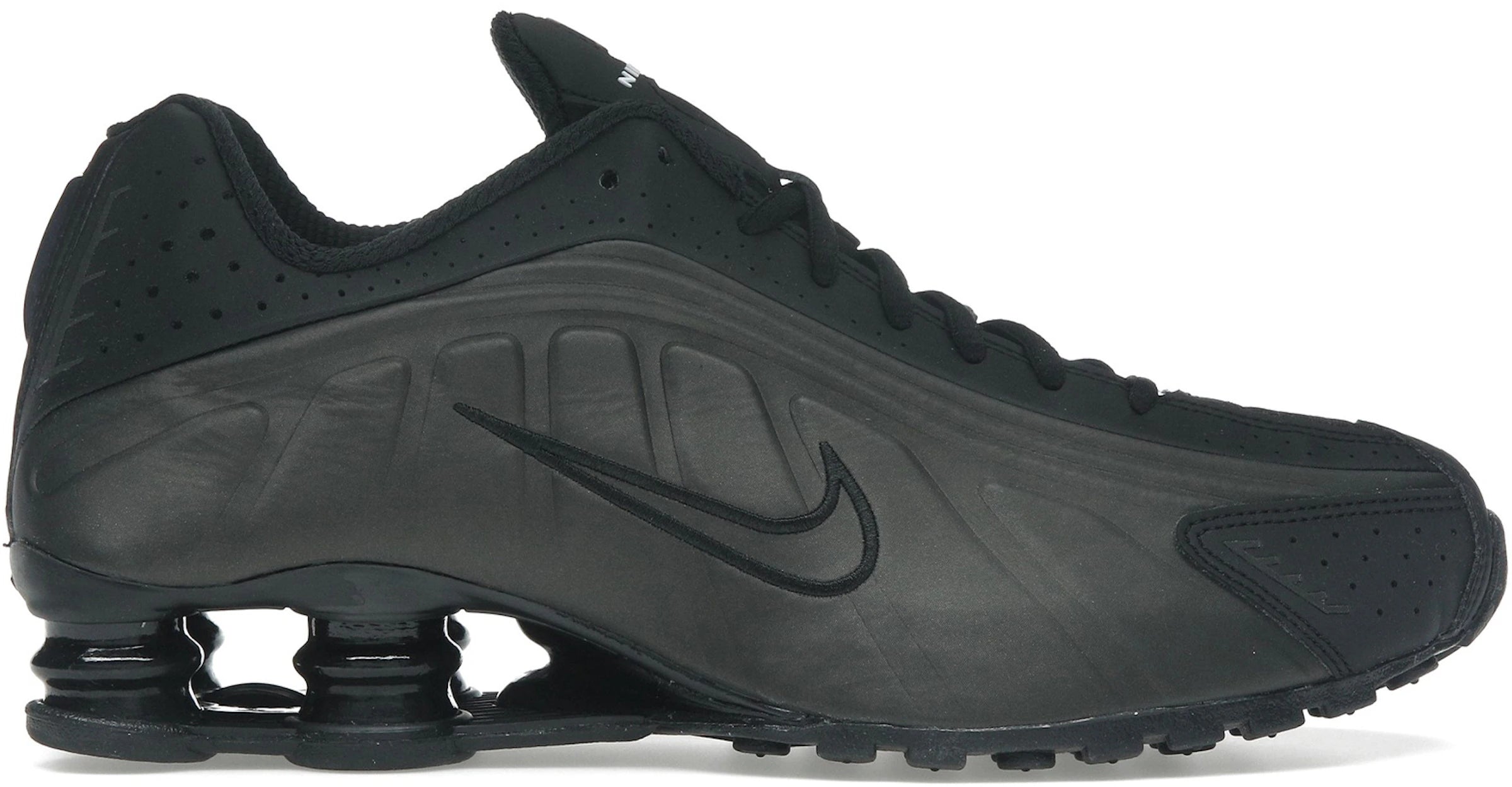 Nike Shox R4 Black Bright Crimson mens
