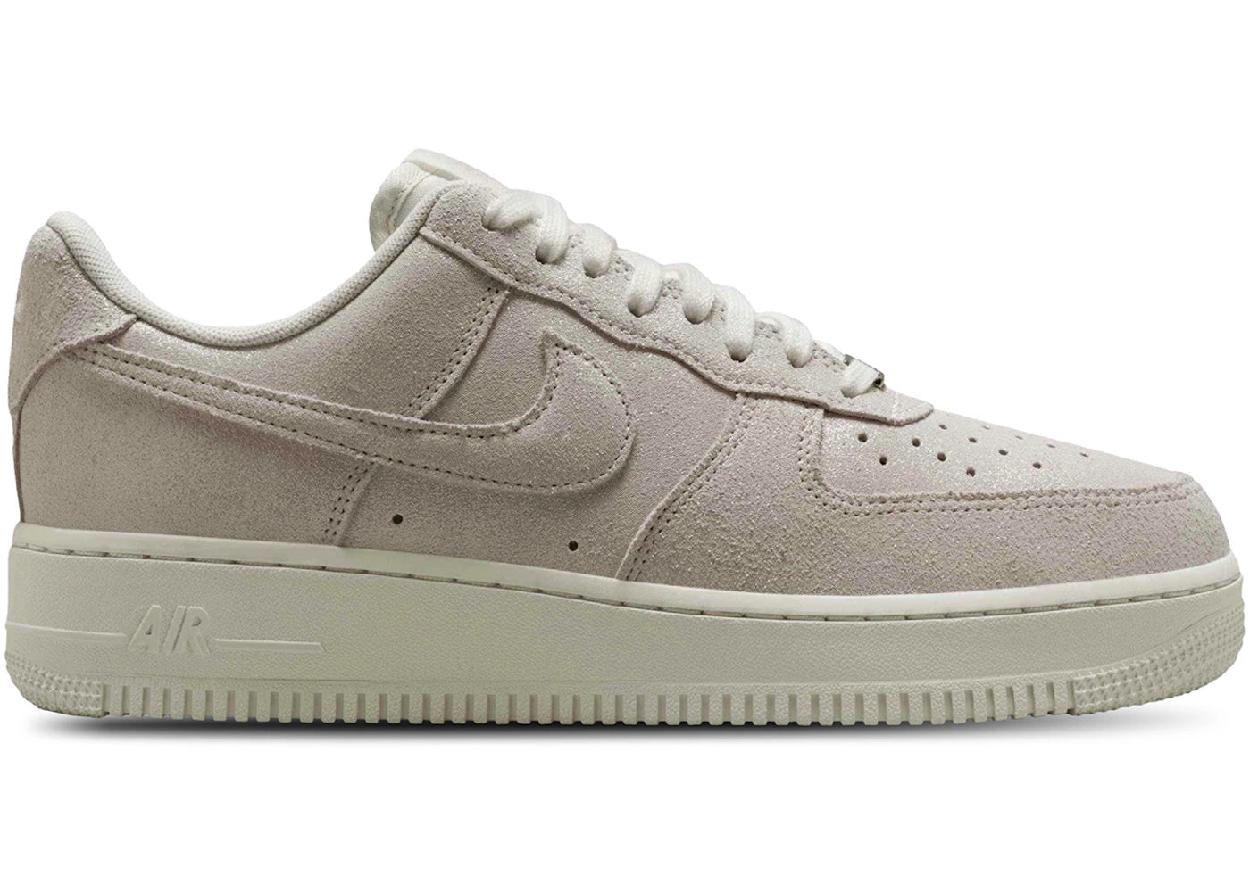 Nike Air Force 1 Low '07 SE Sail Glittery Suede (Women's)