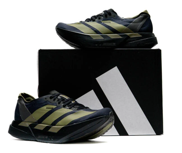 adidas Adizero Adios Pro 4 Black Focus Olive