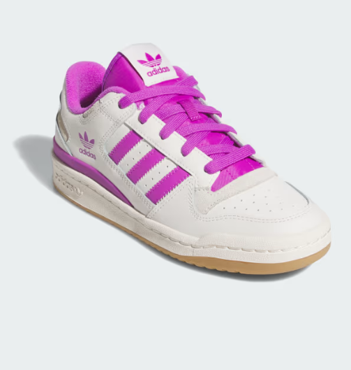 adidas Forum Low CL Cloud White Purple Burst (Women's)