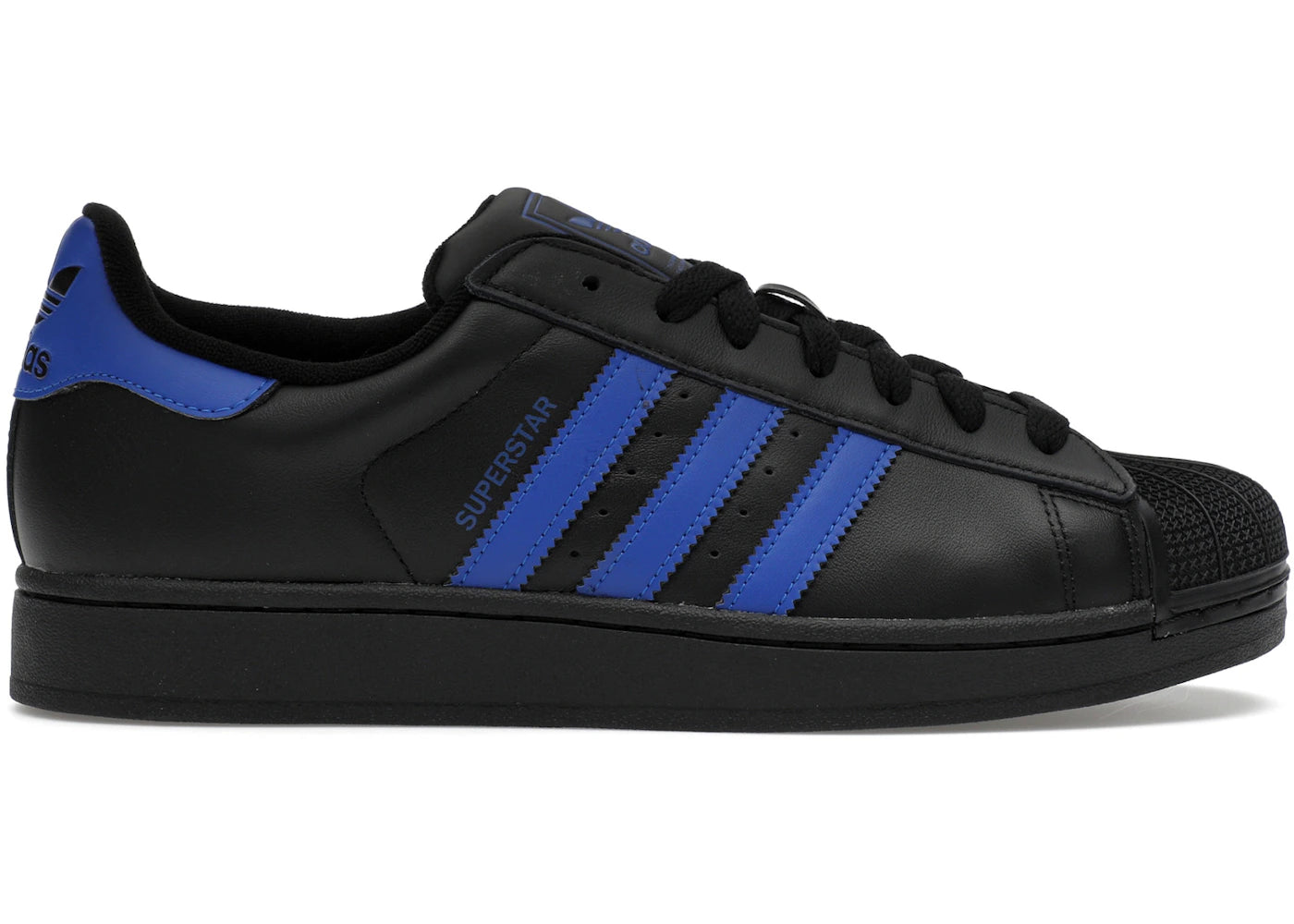 adidas Superstar II Core Black Blue Cloud White
