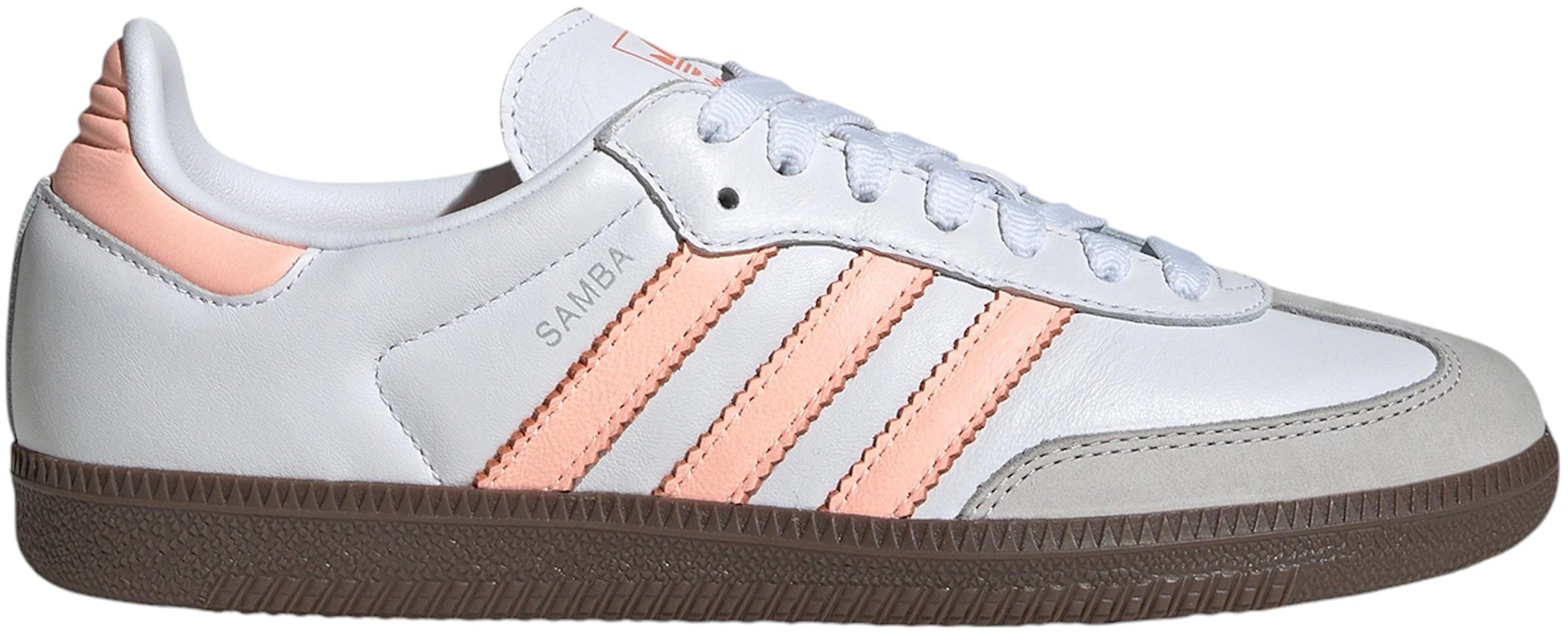 adidas Samba OG Cloud White Semi Coral (Women's)