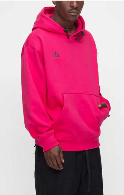 Nike ACG Heavyweight Fleece Pullover Hoodie Mens PINK