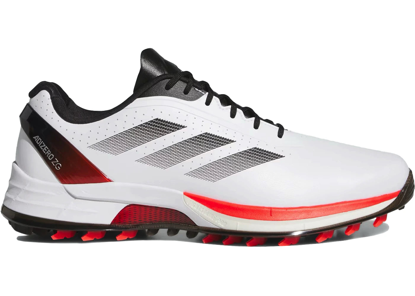 adidas Adizero ZG Spikeless Golf White Lucid Red Black