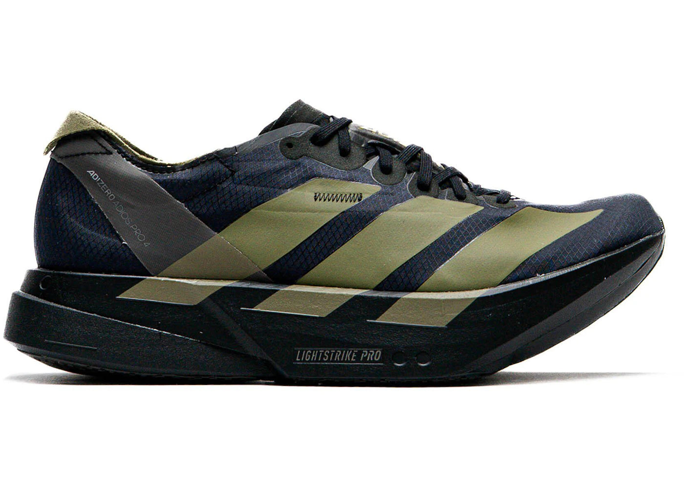 adidas Adizero Adios Pro 4 Black Focus Olive