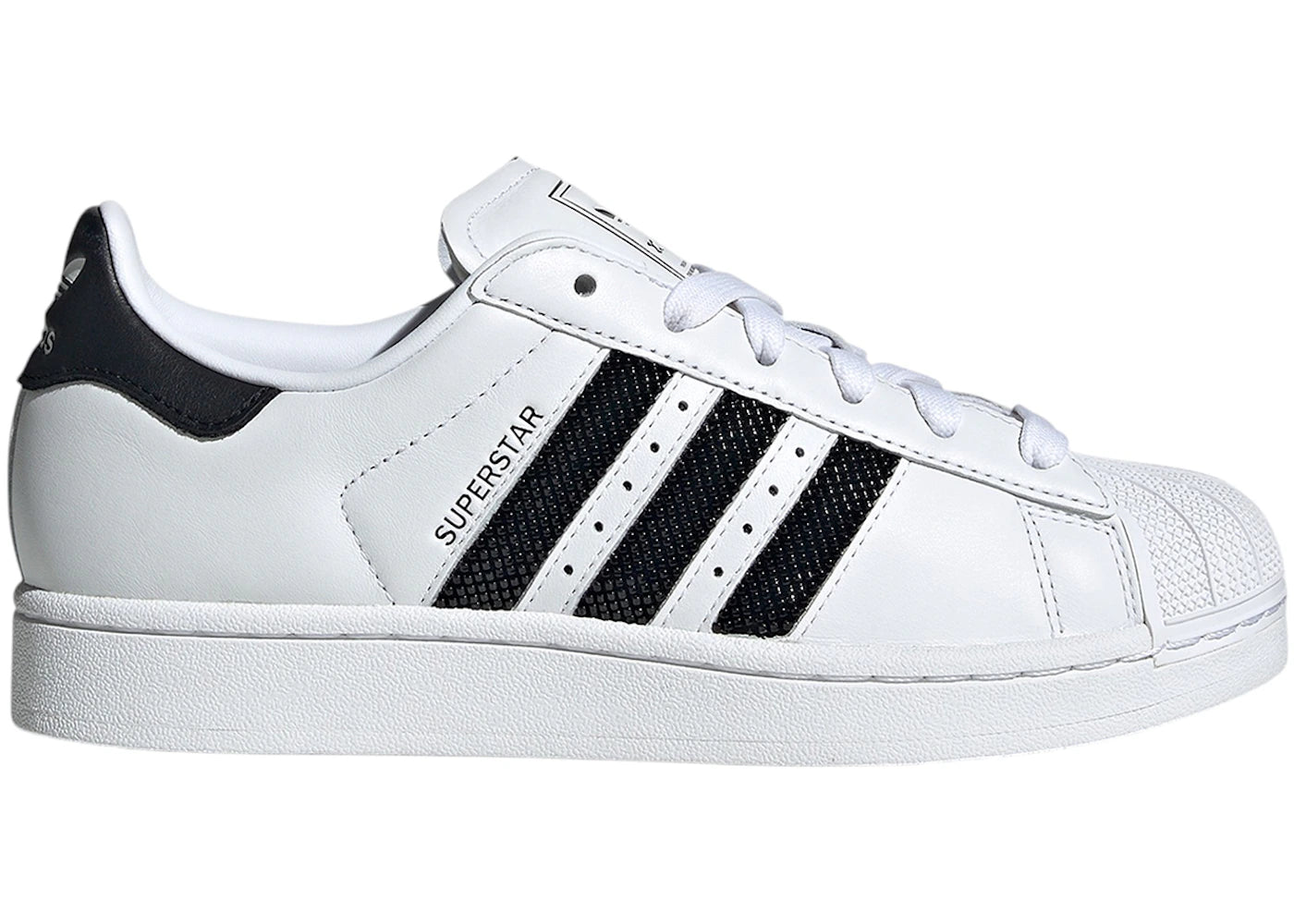 adidas Superstar II White Black Beaded Stripes (Women's)