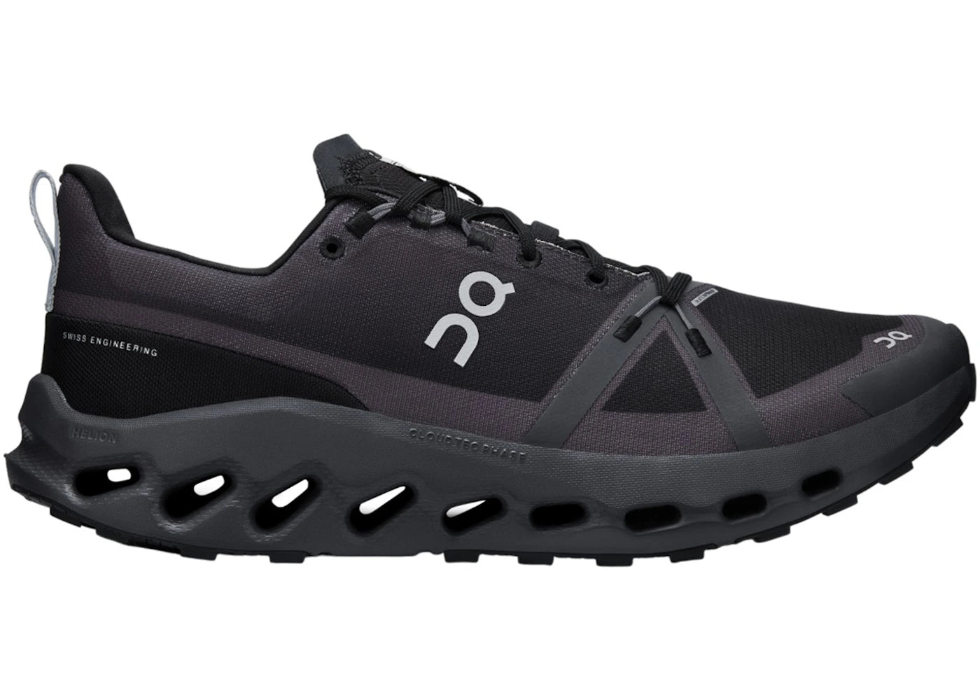 On Running Cloudsurfer Trail Waterproof Black Eclipse