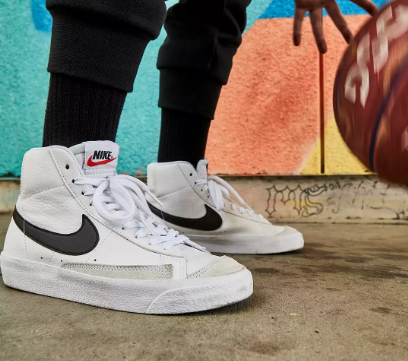 Nike Blazer Mid 77 White Black (GS)
