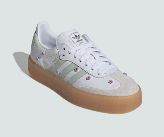 adidas Sambae Floral White Linen Gum (Women's)