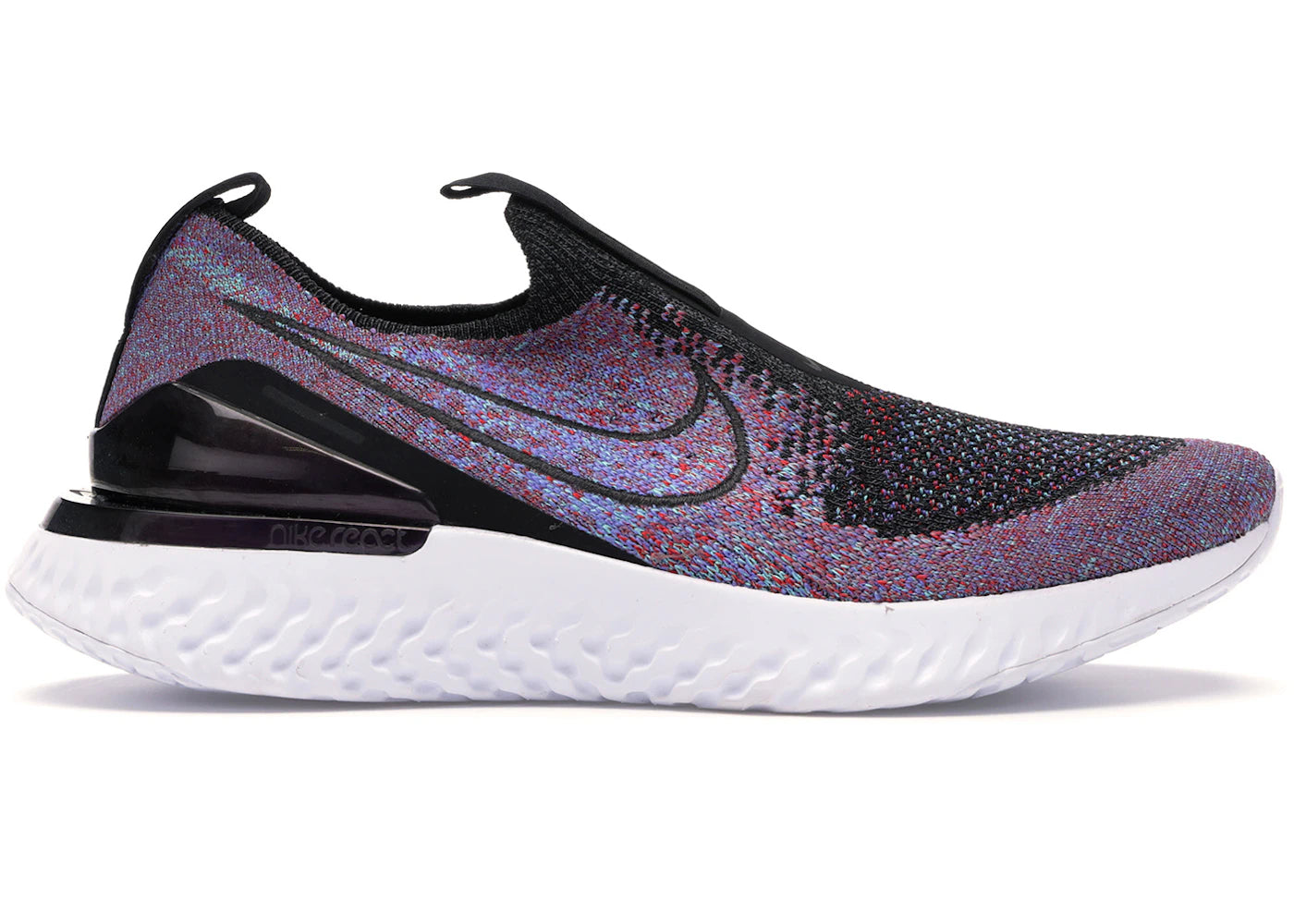 Nike Epic Phantom React Flyknit Black University Red Hyper Jade (Women's)