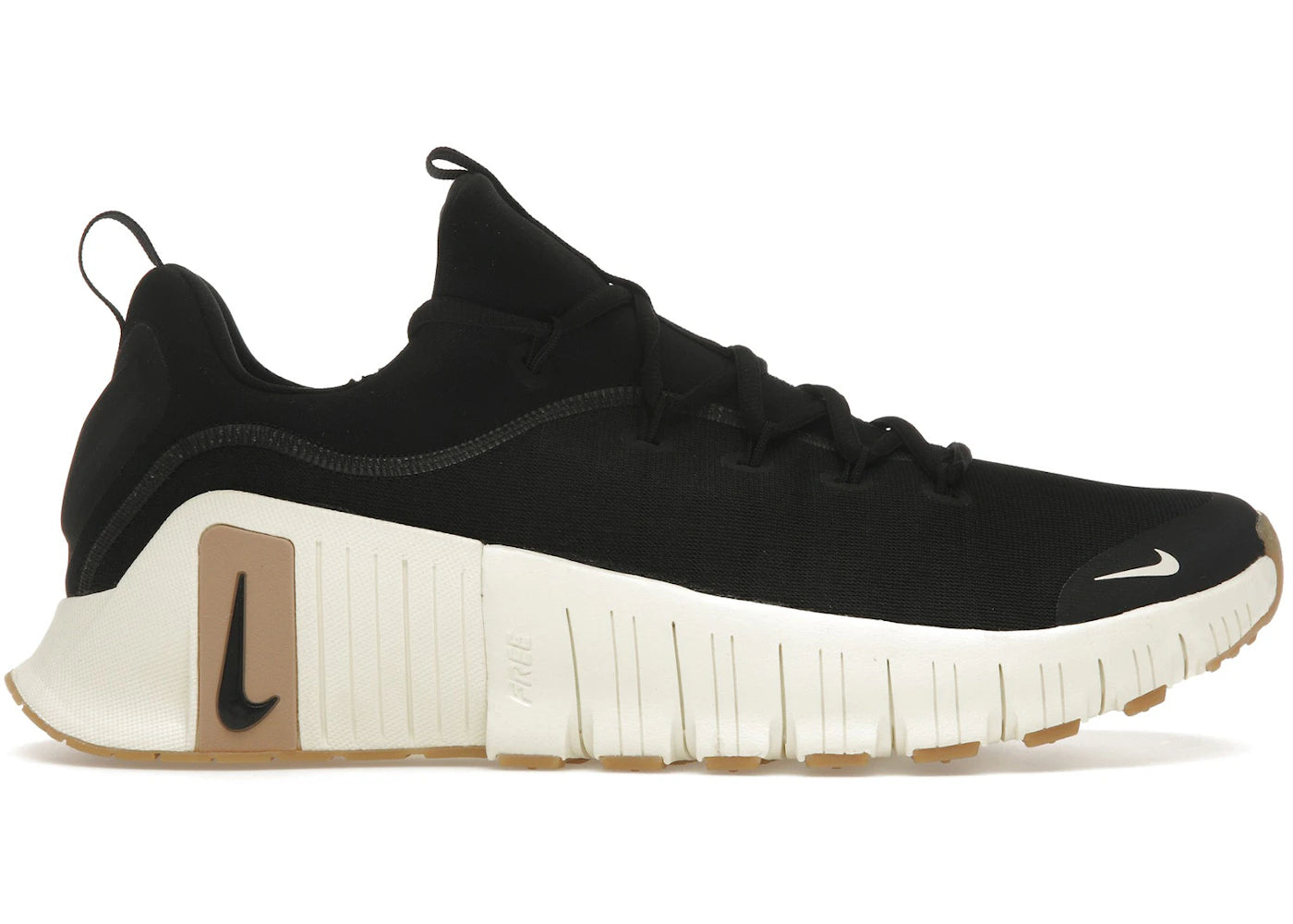 Nike Free Metcon 6 Black Gum Light Brown
