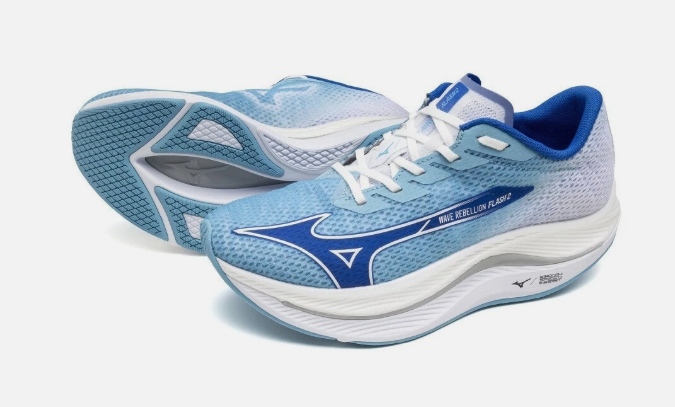 Mizuno Rebellion Flash 2 Blue White MENS