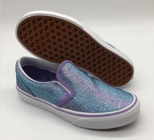 Vans ombré glitter classic slip-o (YOUTH SIZE)