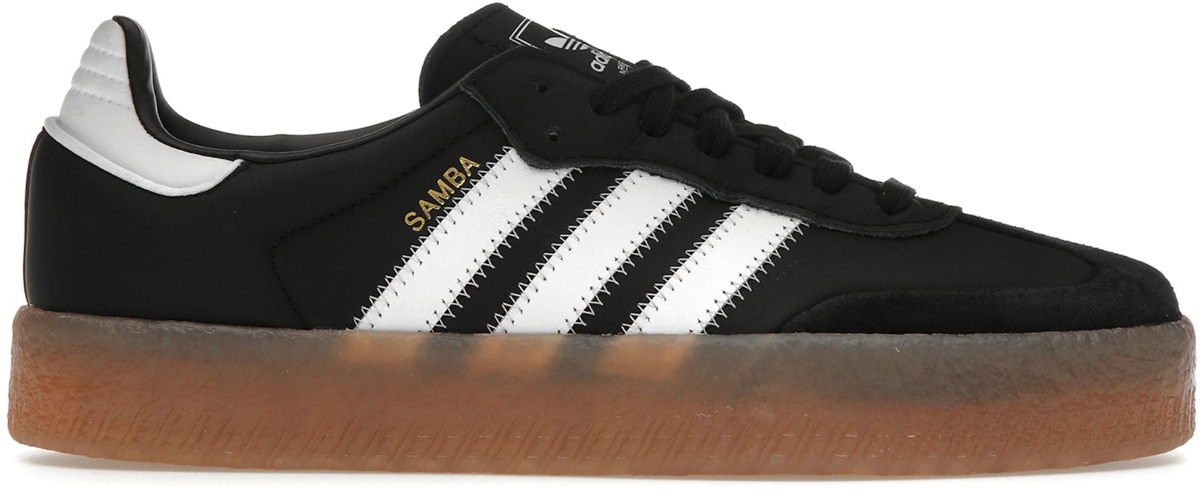 adidas Sambae Core Black Metallic Gold (Women's)