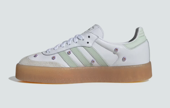 adidas Sambae Floral White Linen Gum (Women's)