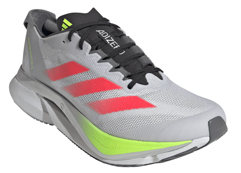 adidas Adizero Boston 12 Dash Grey Lemon (Women's)