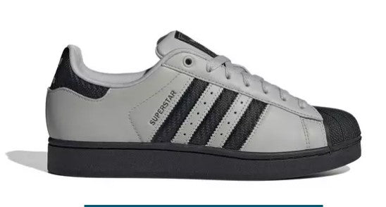 adidasSuperstar II 'Grey Black