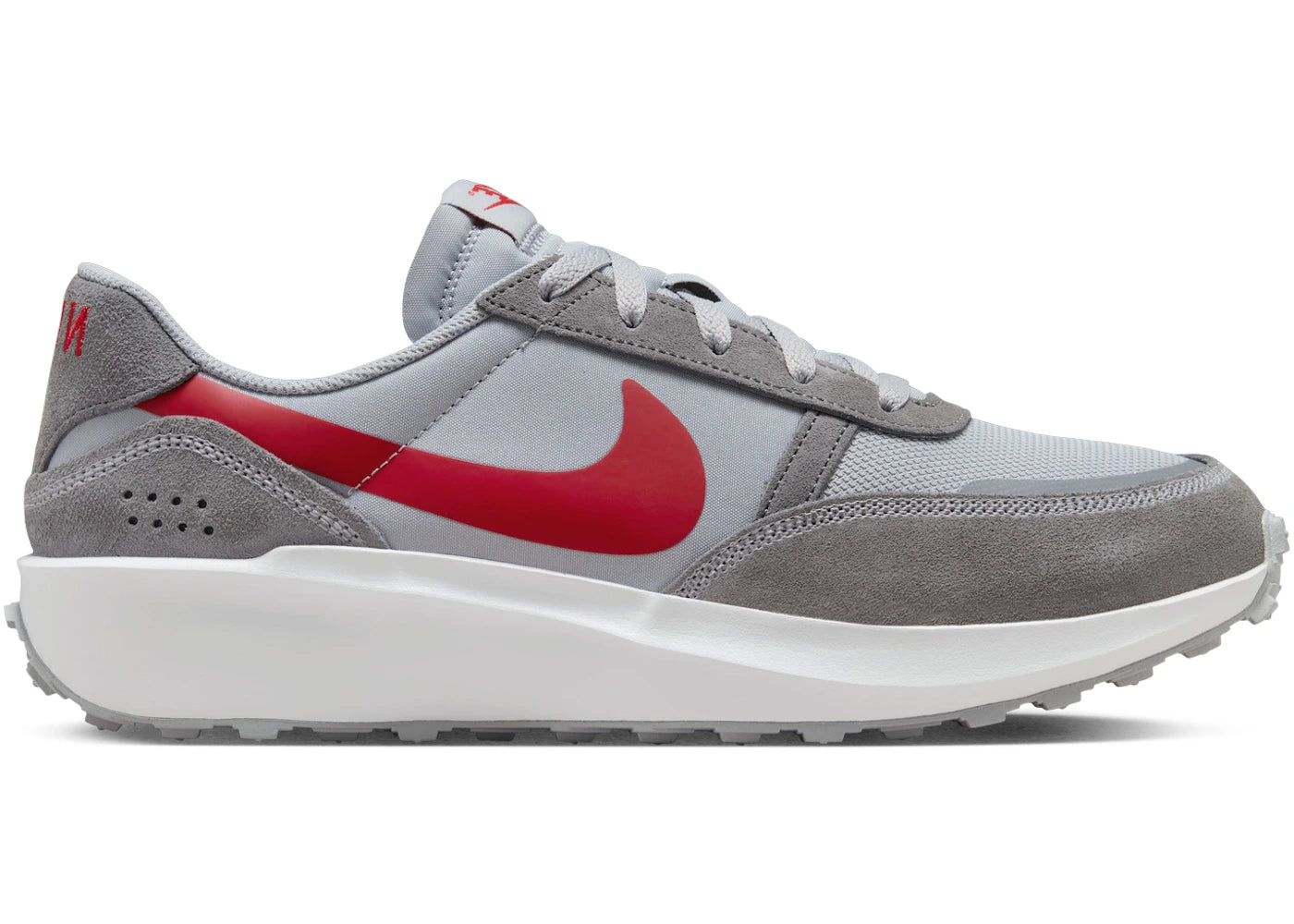 Nike Waffle Nav Wolf Grey Cool Red