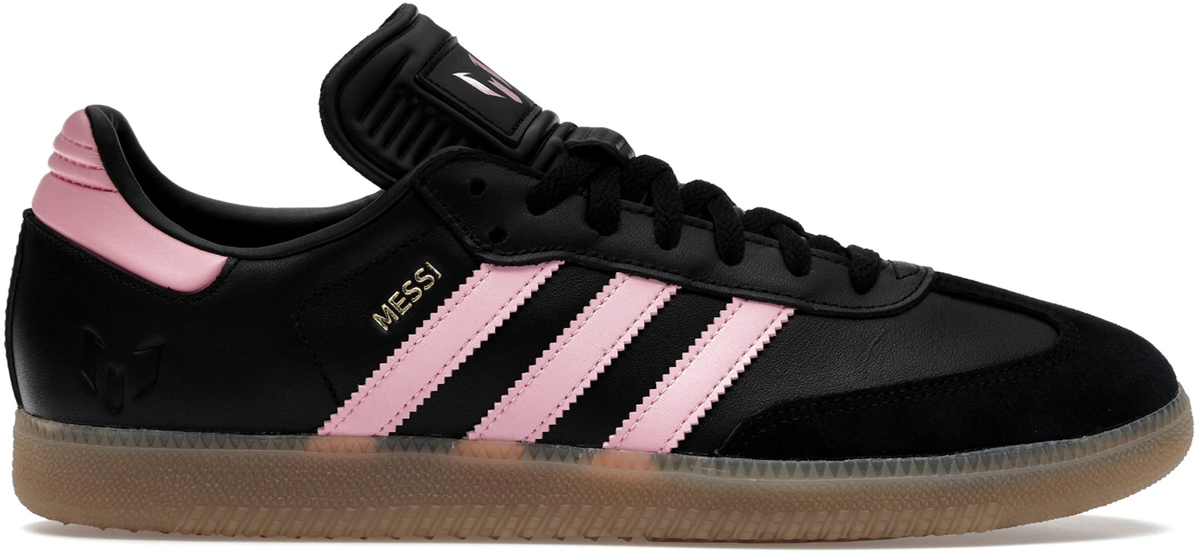 adidas Samba Messi Black Gold Metallic mens