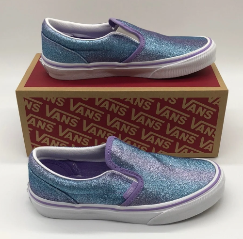 Vans ombré glitter classic slip-o (YOUTH SIZE)