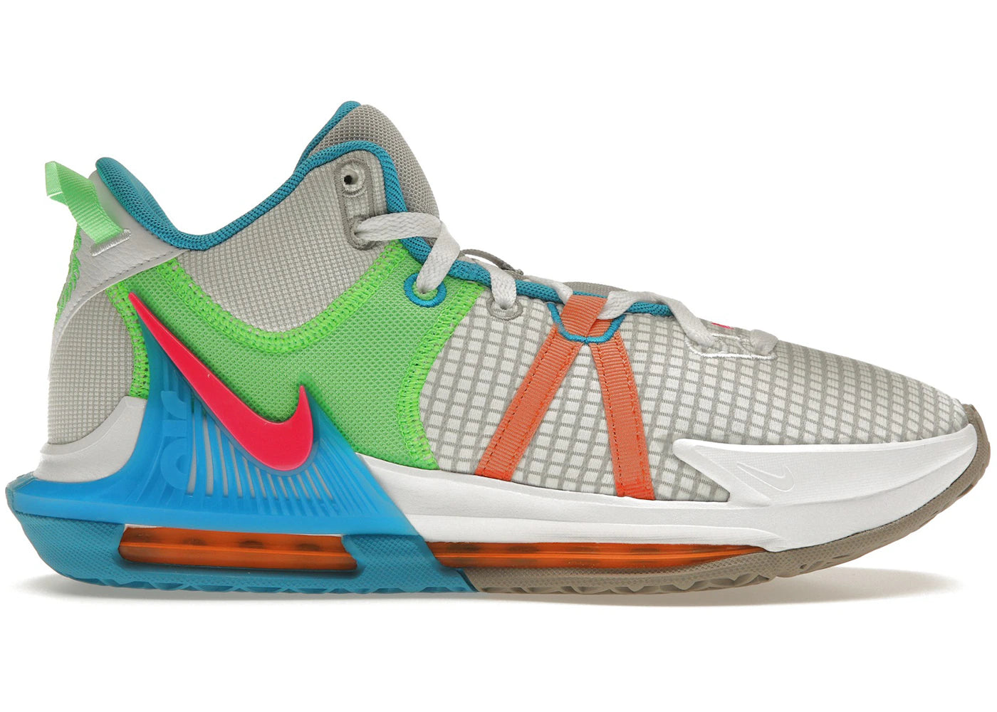 Nike LeBron Witness 7 Grey Fog Multi-Color