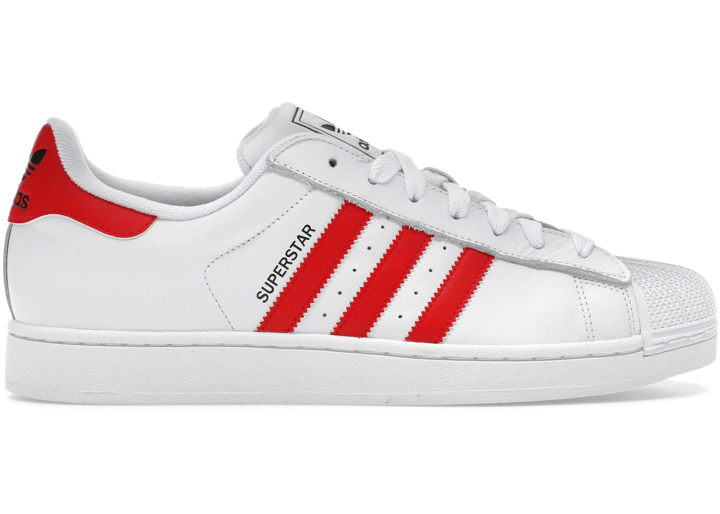 adidas Superstar II Cloud White Better Scarlet