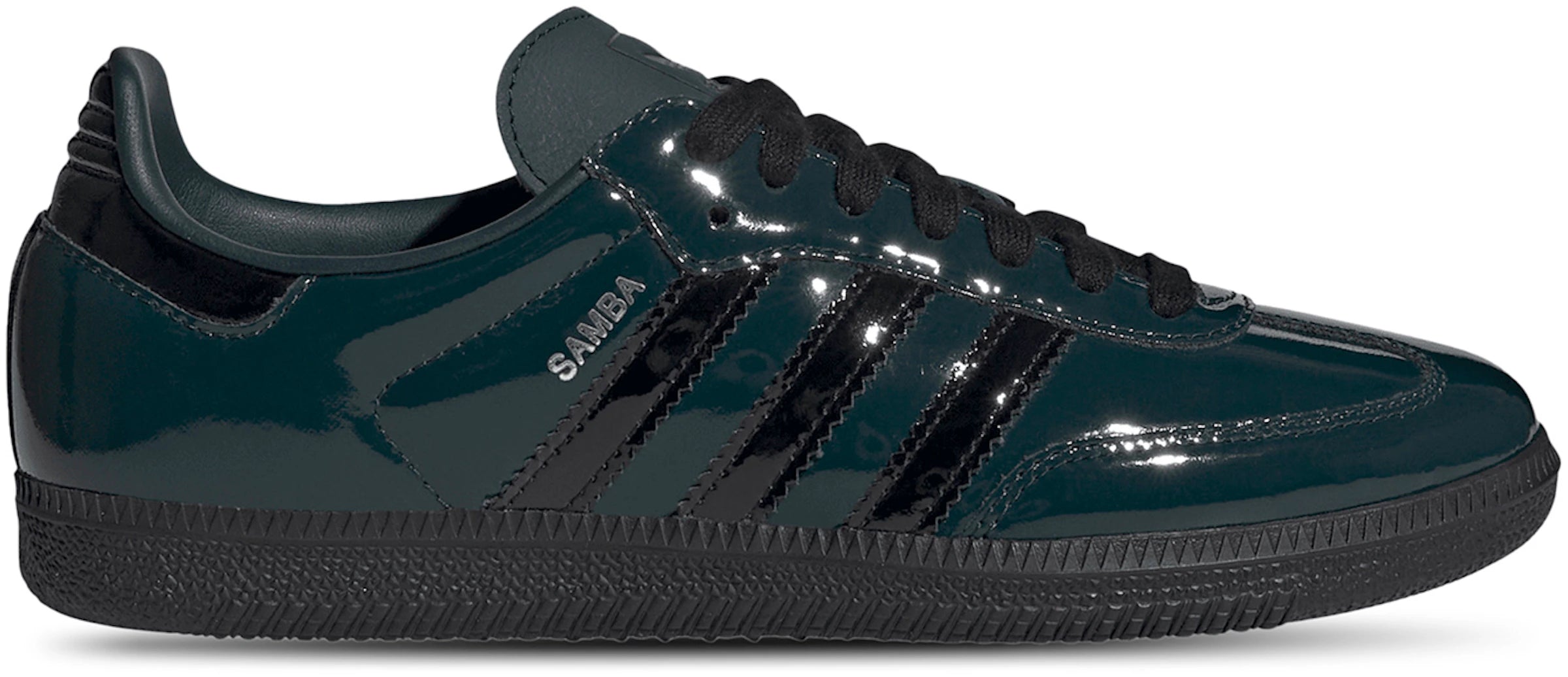 adidas Samba OG Aurora Ivy Black Patent (Women's)