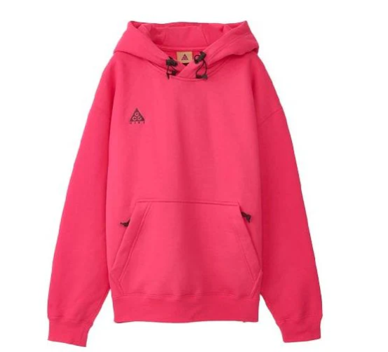 Nike ACG Heavyweight Fleece Pullover Hoodie Mens PINK