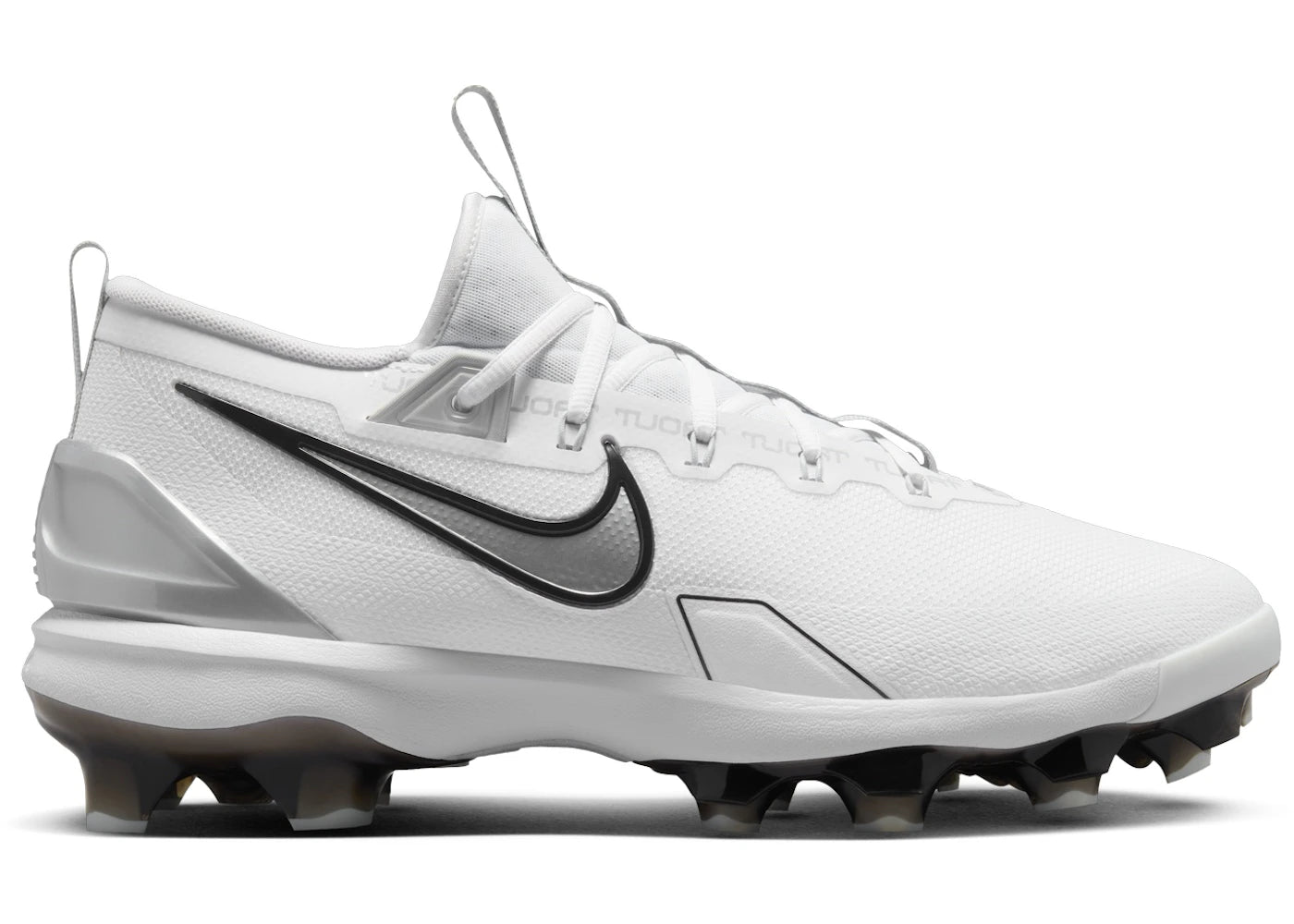 Nike Force Trout 9 Elite MCS White Black Pure Platinum Metallic Silver