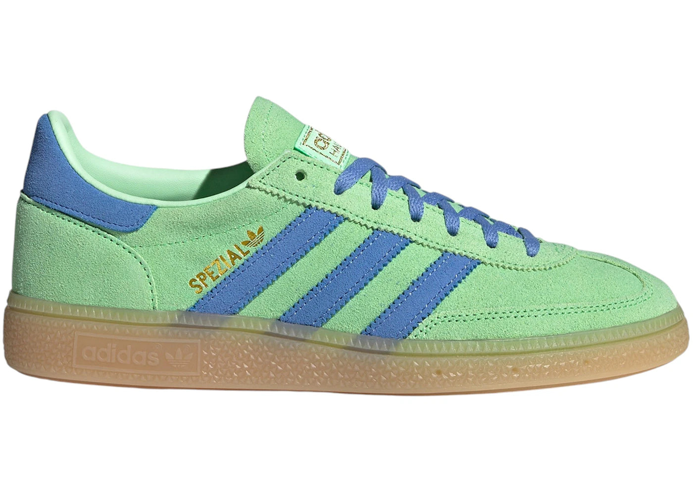 adidas Handball Spezial Lime Burst Blue Fusion Gum (Women's)