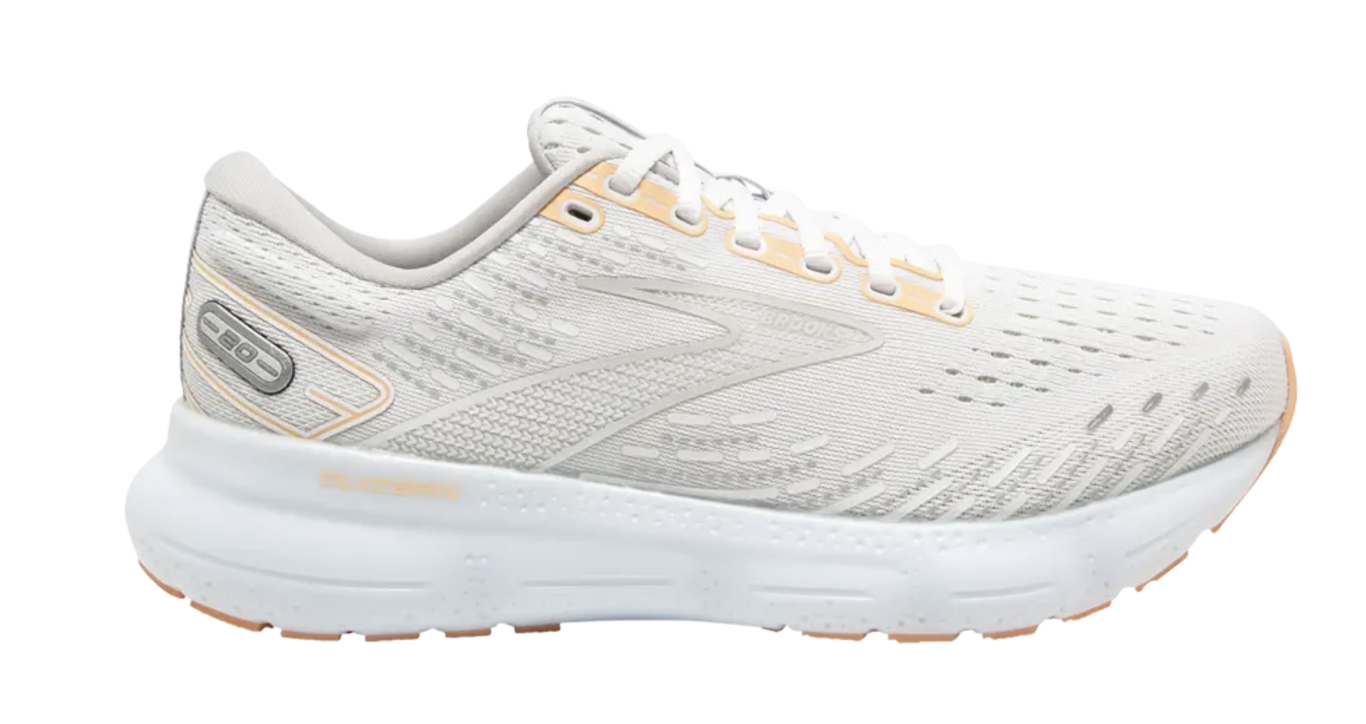 Brooks Wmns Glycerin 20 'White Peach'