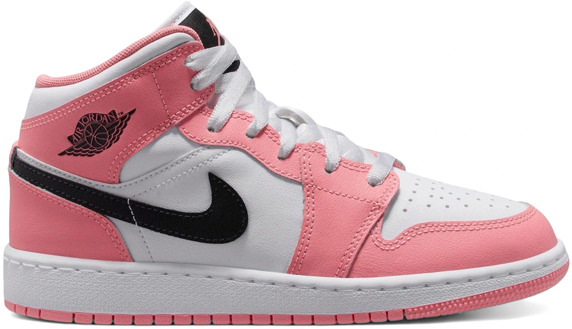 Jordan 1 Mid Pink Gaze (GS)