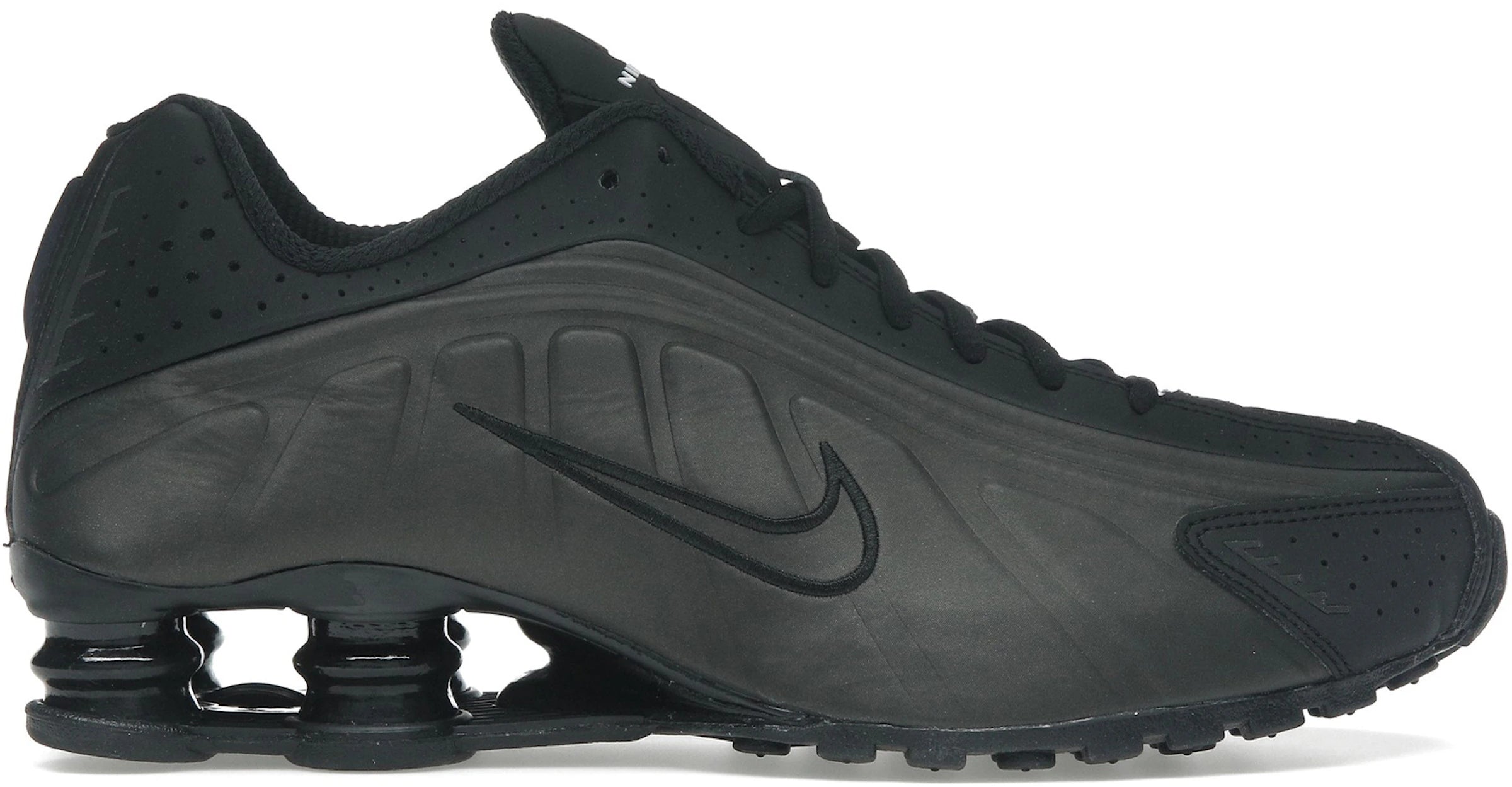 Nike Shox R4 Black Bright Crimson Mens