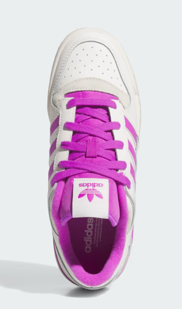 adidas Forum Low CL Cloud White Purple Burst (Women's)