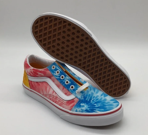 VANS Old Skool Tie Dye Multi True White (YOUTH SIZE)