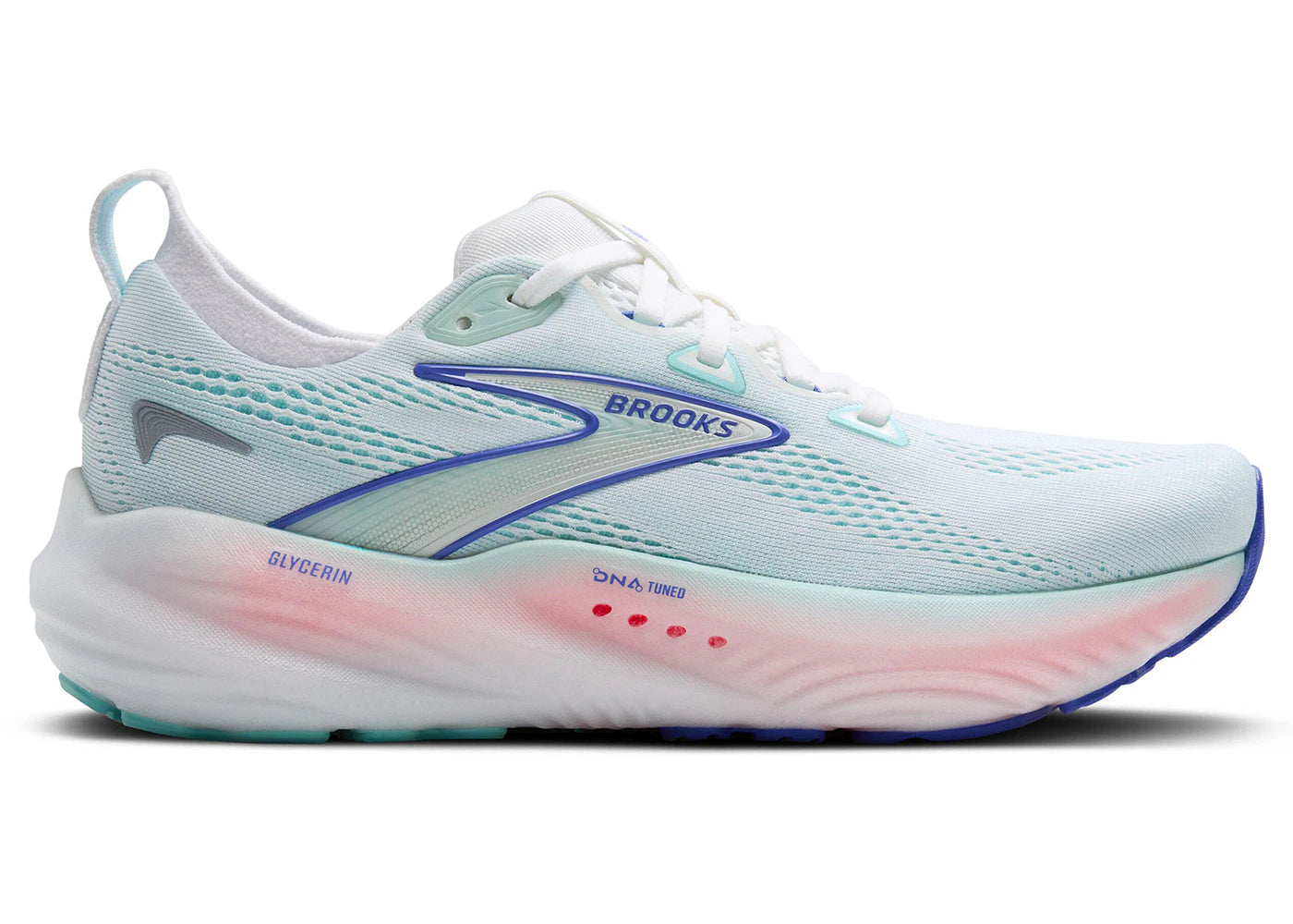 Brooks Glycerin 22 White Blue (Women's)
