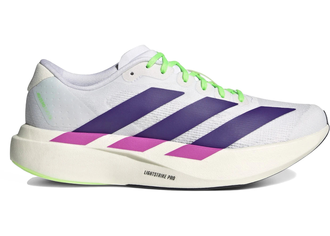 adidas Adizero Evo SL White Collegiate Purple (Women's)
