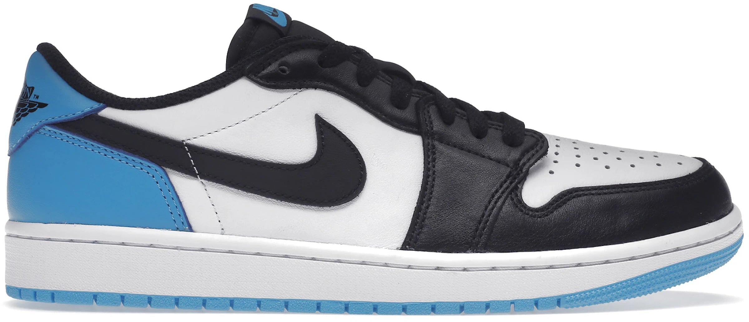 Jordan 1 Retro Low OG Black Dark Powder Blue