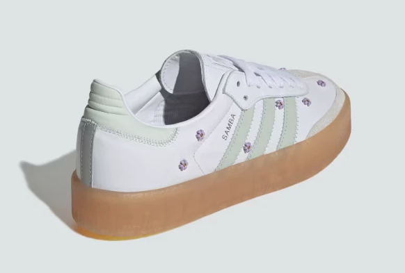 adidas Sambae Floral White Linen Gum (Women's)