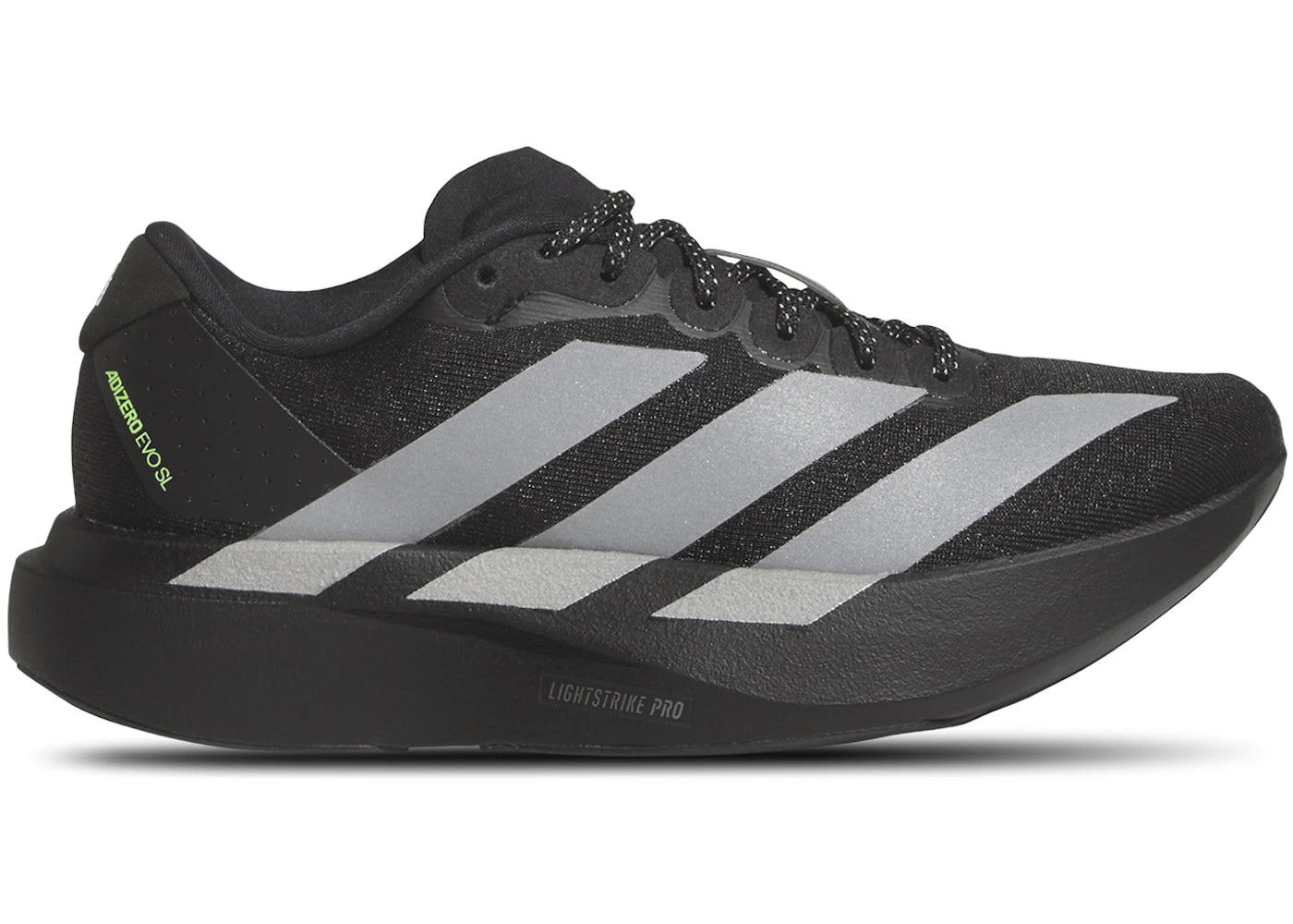 adidas Adizero Evo SL Black Silver Metallic (GS)
